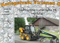 Nettisivu: Konepalvelu Virtanen Oy