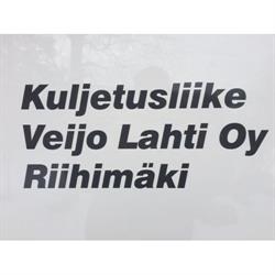 Kuljetusliike Veijo Lahti Oy