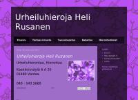 Urheiluhieroja Rusanen Heli
