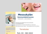 Nettisivu: Messukylän Hammaslääkäriasema