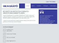 Nettisivu: HK-Säätö Oy