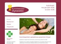Nettisivu: Kuninkaantien apteekki