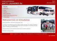 Nettisivu: Linja-autoliikenne Antti Lauhamo Oy