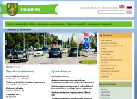 Nettisivu: Oulaisten kaupunginkirjasto