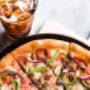 Supreme Pan Pizza & drink