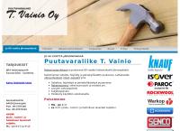Nettisivu: Puutavaraliike T. Vainio Oy