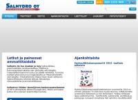 Nettisivu: Salhydro Oy