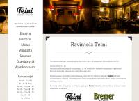 Nettisivu: Ravintola Teini