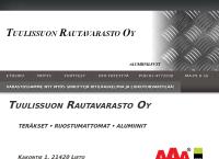 Nettisivu: Tuulissuon Rautavarasto Oy