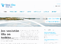 Nettisivu: Vesi-Eko Oy Water-Eco Ltd