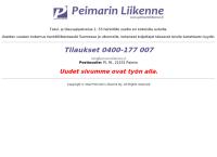 Nettisivu: Peimarin Liikenne Oy
