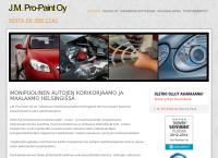 Nettisivu: J.M. Pro-Paint Oy