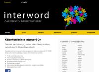 Nettisivu: Knnstoimisto Interword Oy