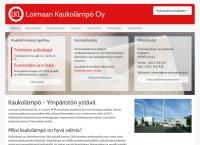 Nettisivu: Loimaan Kaukolämpö Oy
