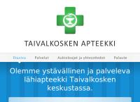 Nettisivu: Taivalkosken apteekki