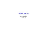 Nettisivu: Teletoimi Oy