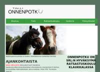 Nettisivu: Talli Onnenpotku
