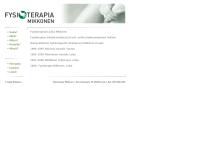 Nettisivu: Fysioterapia Mikkonen