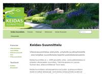 Nettisivu: Keidas-Suunnittelu