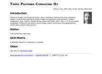 Teppo Peltonen Consulting Oy