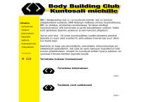 Nettisivu: Body Building Club Ry