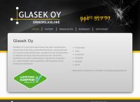 Nettisivu: Glasek Oy