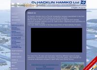 Nettisivu: Hacklin Hamiko  Ltd