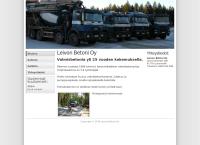 Nettisivu: Leivon Betoni Oy