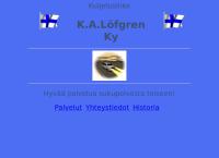 Nettisivu: Kuljetusliike K. A. Löfgren Ky