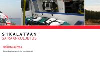 Nettisivu: Siikalatvan Sairaankuljetus