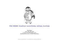 Graafinen Suunnittelija Piia Viikari