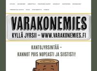 Nettisivu: Varakonemies