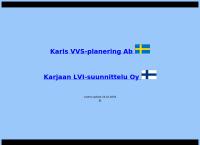 Karis VVS-planering Ab