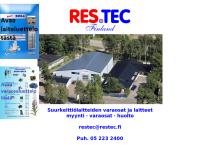 Nettisivu: Restec Finland Oy