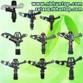 Impact lawn irrigation sprinkler Huntop China Supplier, irrigation watering tools and equipment, Greenhouse watering sprinkler