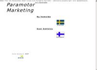 Paramotor Marketing, Öppet Bolag
