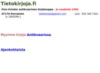 Finn-Scholar Antikvaarinen Kirjakauppa Sinikka Ojanen