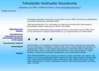 Talluskylän Vesihuolto Osuuskunta