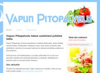Nettisivu: Vapun Pitopalvelu
