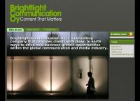Nettisivu: Brightlight Communication Oy