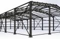 Frame steel hall