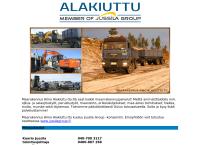 Nettisivu: Maarakennus Aimo Alakiuttu Oy