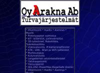 Nettisivu: Oy Arakna Ab