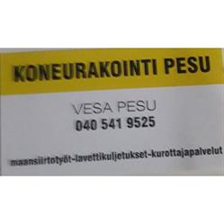 Koneurakointi Pesu