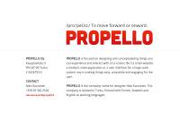 Nettisivu: PROPELLO Oy