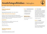 Amatörfotografklubben i Helsingfors rf