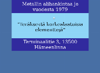 Nettisivu: Metallisorvaamo Veijalainen Oy