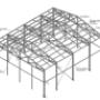 frame steel hall