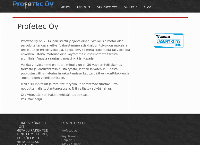 Nettisivu: Profetec Oy