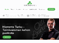 Nettisivu: Hieroja Lauren